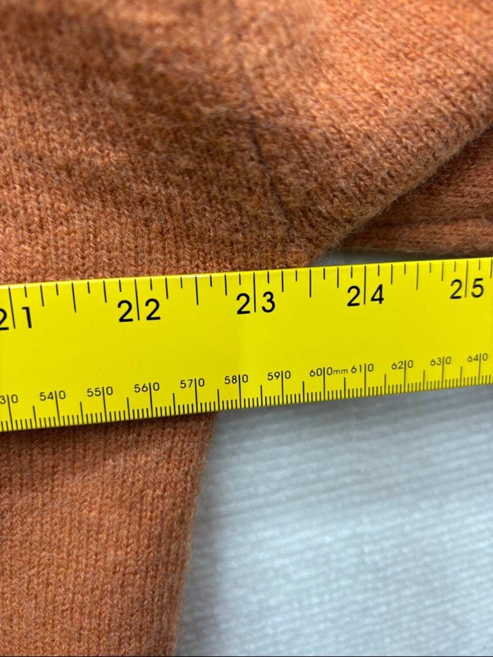 Stitch and Knot | Ruffled Collar Rust Knit Sweater - Women's large - Picture 5 of 6
